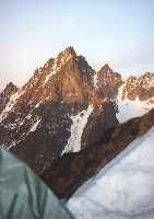 Rann� pohled ze stanu na Stredohrotu a pak hur� do doliny.